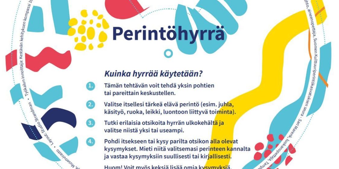 Perintöhyrrä-työkalun kansi