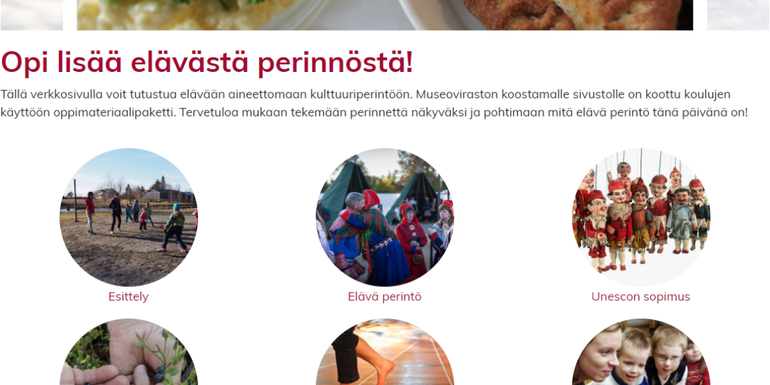 Oppimateriaalisivuston etusivu
Valokuvaaja: Travis Nurminen Oppimateriaalisivuston etusivu